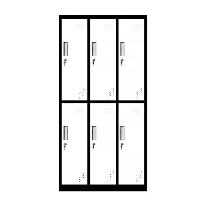 Metalen matte afwerking Kast Hedendaagse opbergkast met scharnierende deur