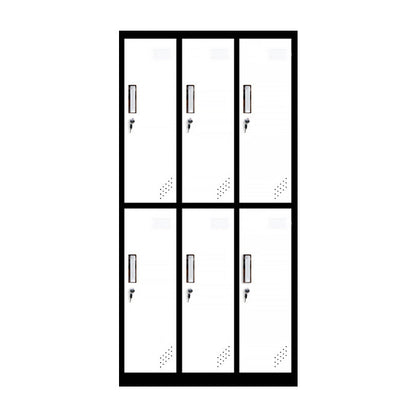 Metalen matte afwerking Kast Hedendaagse opbergkast met scharnierende deur