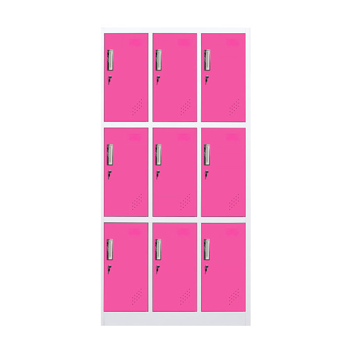 Metalen matte afwerking Kast Hedendaagse opbergkast met scharnierende deur