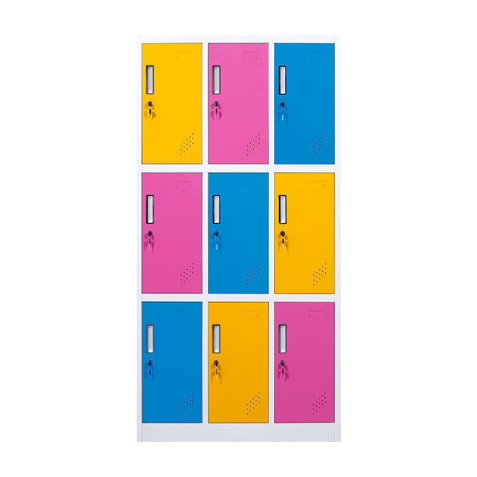 Metalen matte afwerking Kast Hedendaagse opbergkast met scharnierende deur