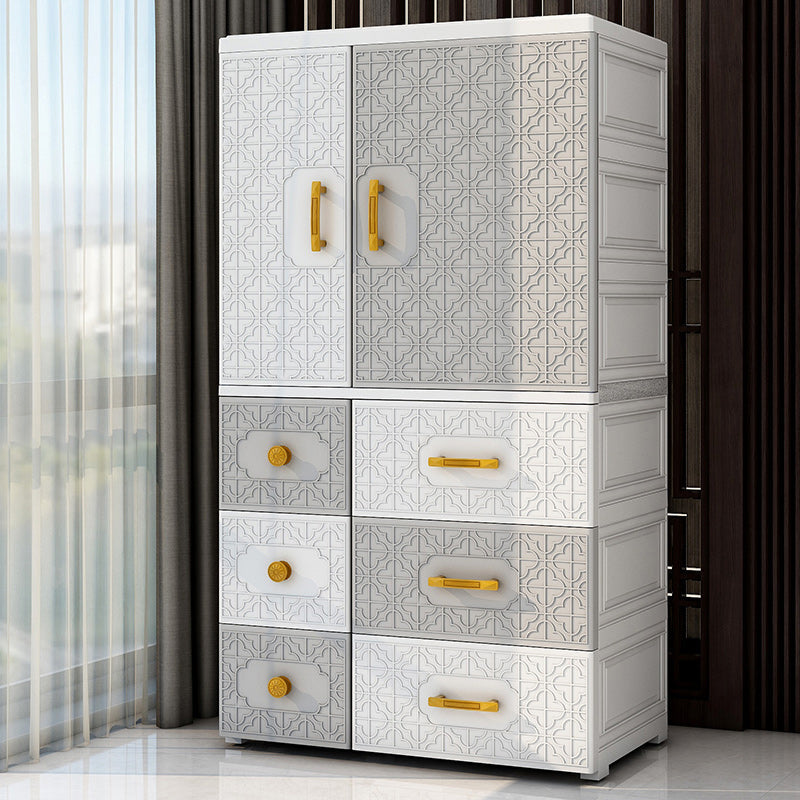 Armoire de style contemporain armoire en plastique armoire de garde-robe