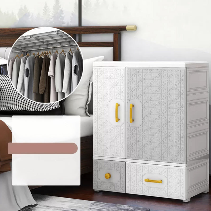 Armoire de style contemporain armoire en plastique armoire de garde-robe