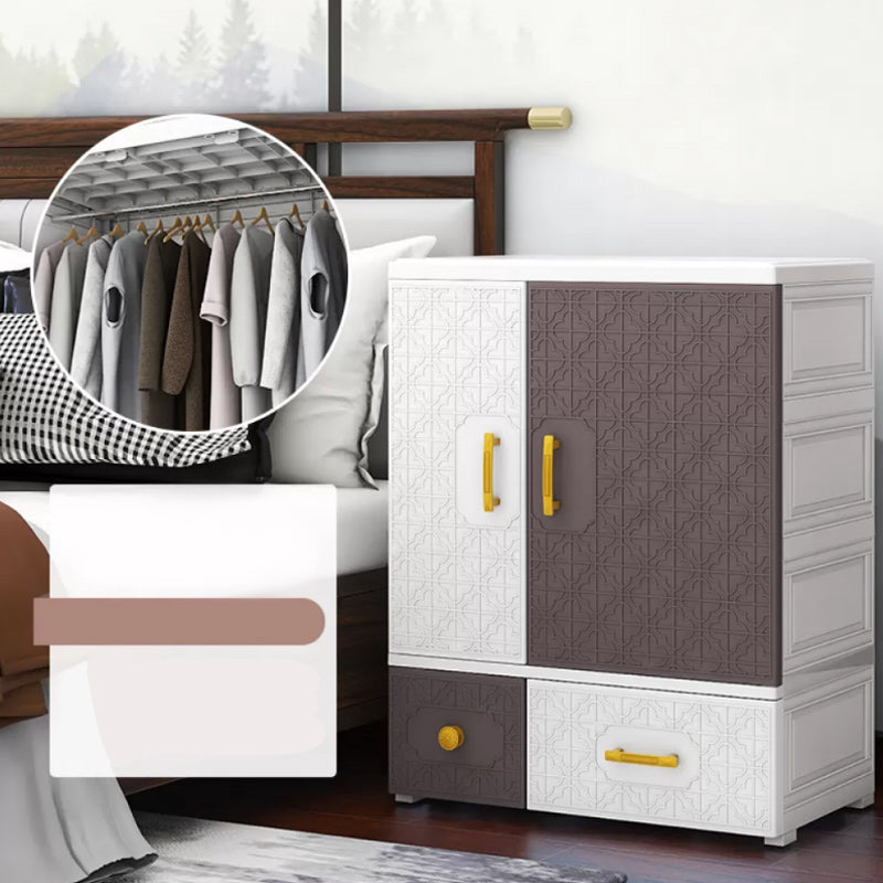 Armoire de style contemporain armoire en plastique armoire de garde-robe