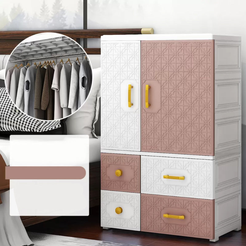 Armoire de style contemporain armoire en plastique armoire de garde-robe