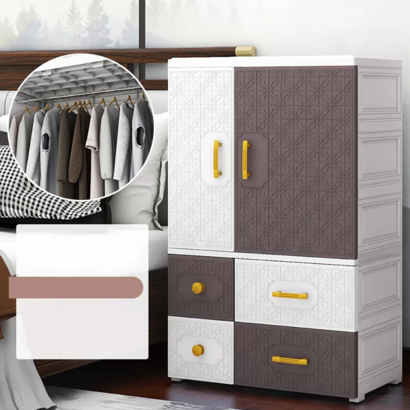 Armoire de style contemporain armoire en plastique armoire de garde-robe