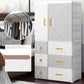 Armoire de style contemporain armoire en plastique armoire de garde-robe