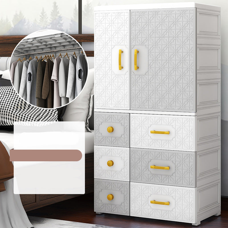 Armoire de style contemporain armoire en plastique armoire de garde-robe