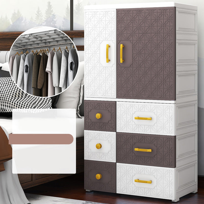 Armoire de style contemporain armoire en plastique armoire de garde-robe