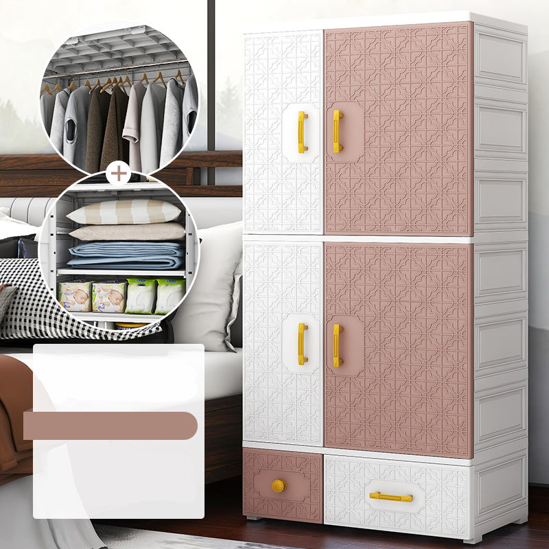 Armoire de style contemporain armoire en plastique armoire de garde-robe
