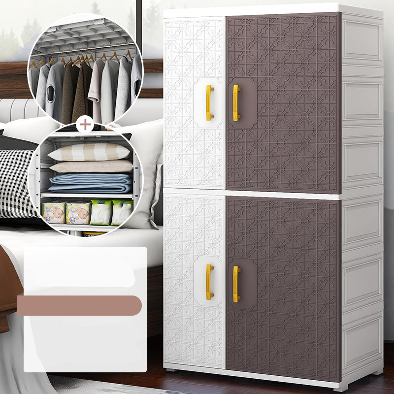 Armoire de style contemporain armoire en plastique armoire de garde-robe