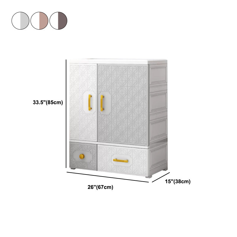 Armoire de style contemporain armoire en plastique armoire de garde-robe