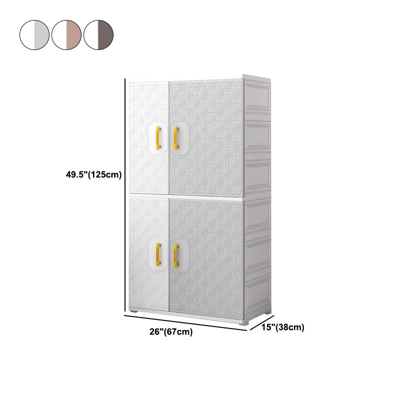 Armoire de style contemporain armoire en plastique armoire de garde-robe