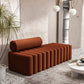 Velvet Contemporary Standard Sofa Armless Sofa for Living Room, Apartment Coffee Clearhalo 'furn' 'furn_sofas' 'Furniture' 'Living Room Furniture' 'Sofa' 'sofas' 5601435