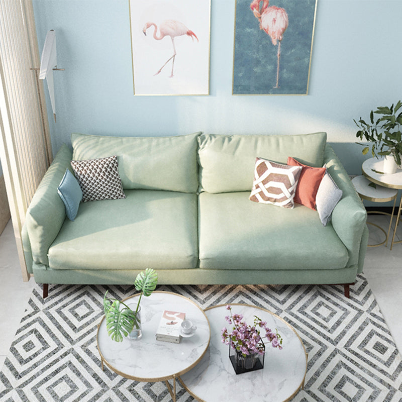 Cuscini contemporanei standard a braccio quadrato divano soggiorno