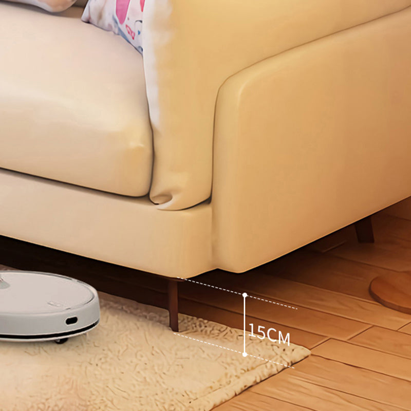 Cuscini contemporanei standard a braccio quadrato divano soggiorno