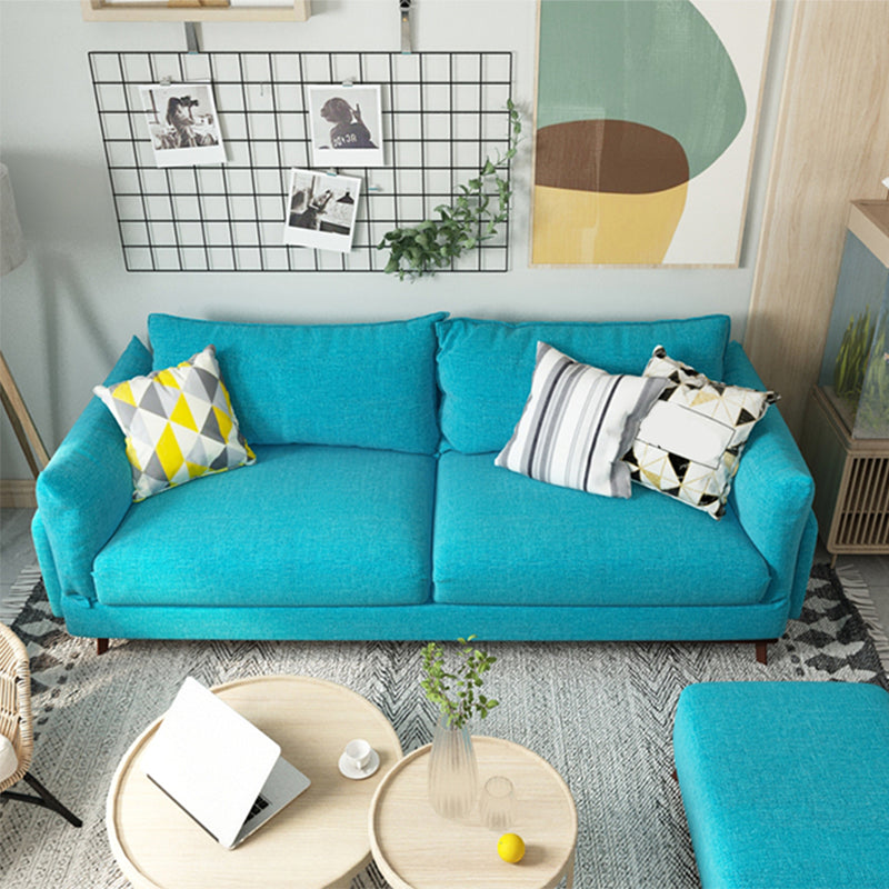 Cuscini contemporanei standard a braccio quadrato divano soggiorno