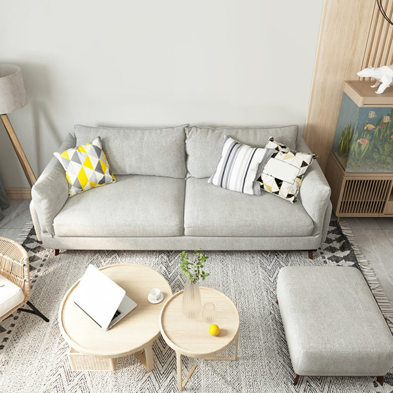 Cuscini contemporanei standard a braccio quadrato divano soggiorno