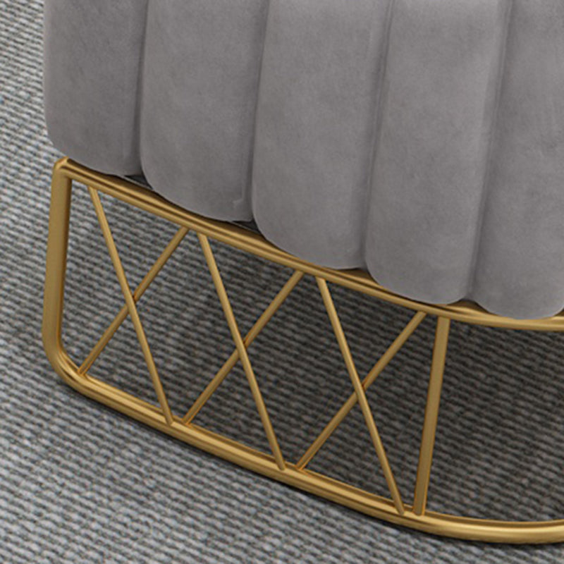 Sofá de brazo inclinado de sofá estándar de terciopelo para sala de estar, apartamento