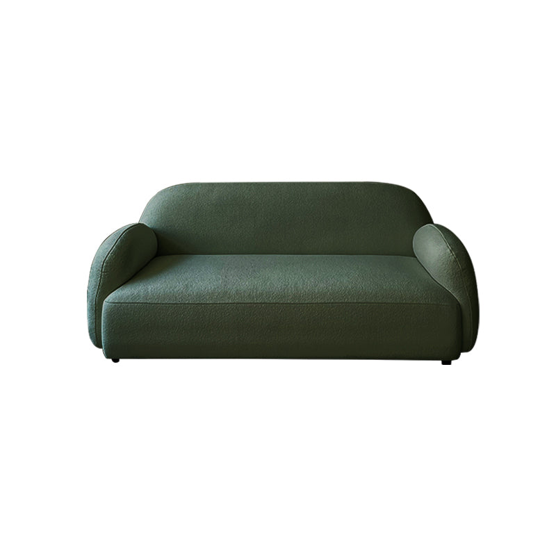 Modern Tight Back Settee Couch Square Arm Standard Sofa Couch