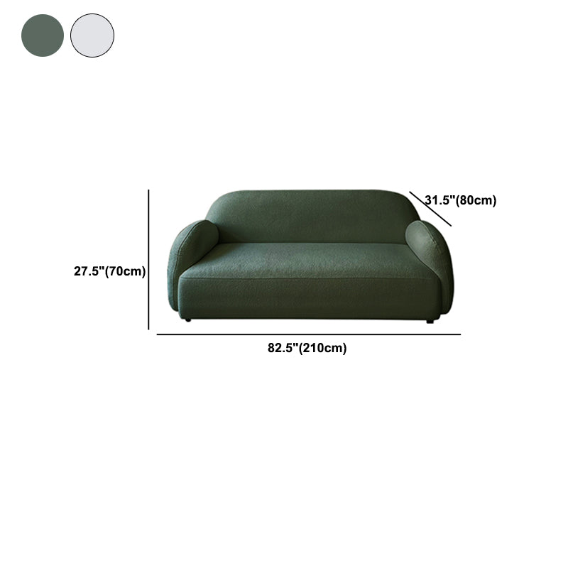 Modern Tight Back Settee Couch Square Arm Standard Sofa Couch