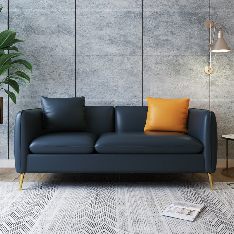 Contemporary Standard Square Arm Living Room Stationary Cotton Seating