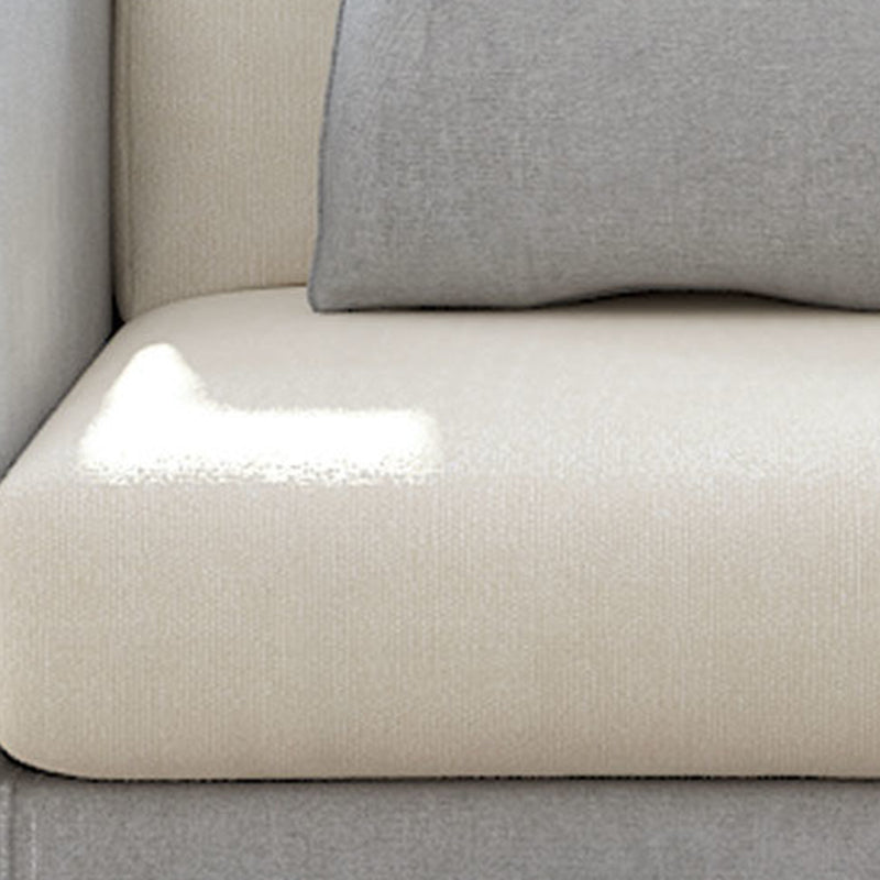 Cuscini moderni standard a braccio quadrato soggiorno divano stazionario di lino