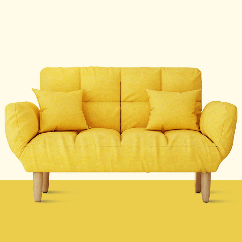 Divano a braccio quadrato convertibile da biscotto del soggiorno contemporaneo