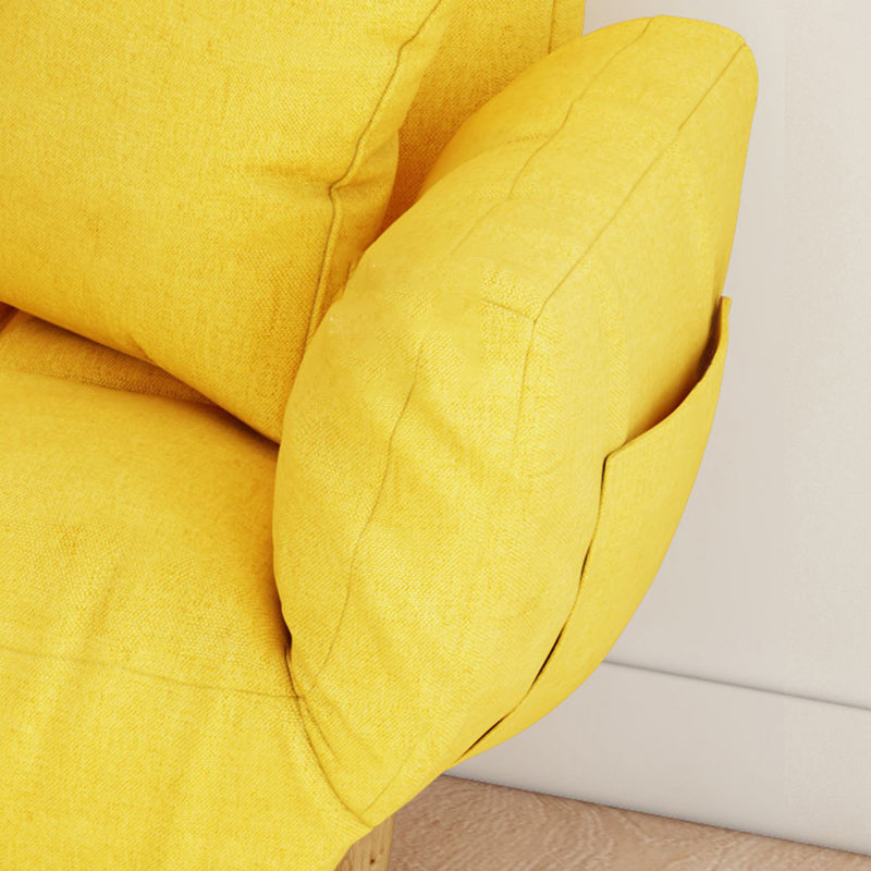 Divano a braccio quadrato convertibile da biscotto del soggiorno contemporaneo