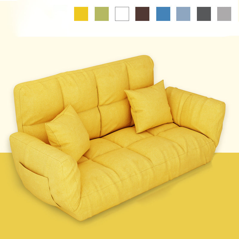 Divano a braccio quadrato convertibile da biscotto del soggiorno contemporaneo