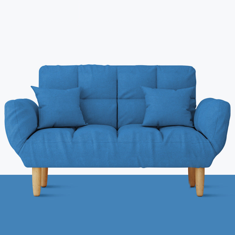 Divano a braccio quadrato convertibile da biscotto del soggiorno contemporaneo