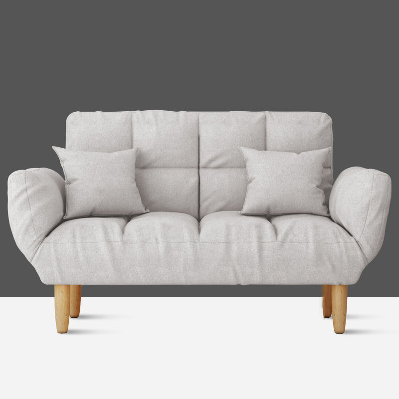 Divano a braccio quadrato convertibile da biscotto del soggiorno contemporaneo