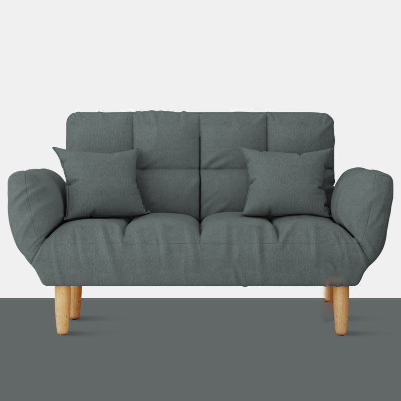 Divano a braccio quadrato convertibile da biscotto del soggiorno contemporaneo