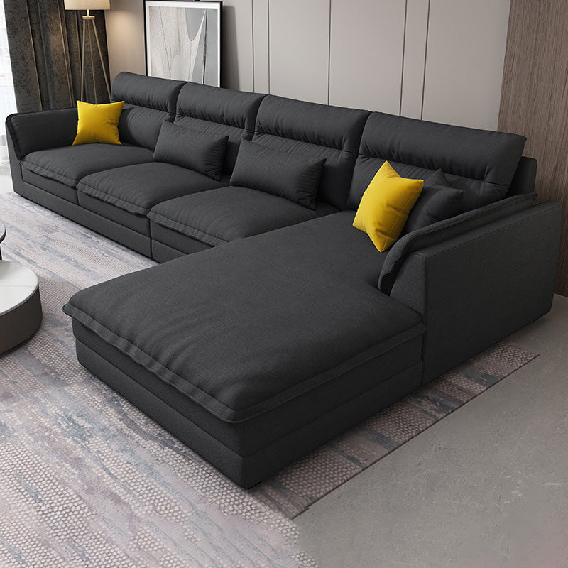 Moderne Kissen -Rücken -Abschnitte Kunstleder Kissen Top Arm Sektionen