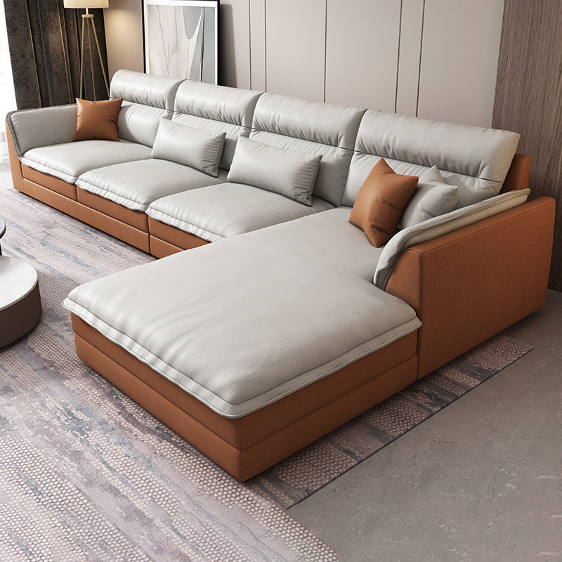 Moderne Kissen -Rücken -Abschnitte Kunstleder Kissen Top Arm Sektionen
