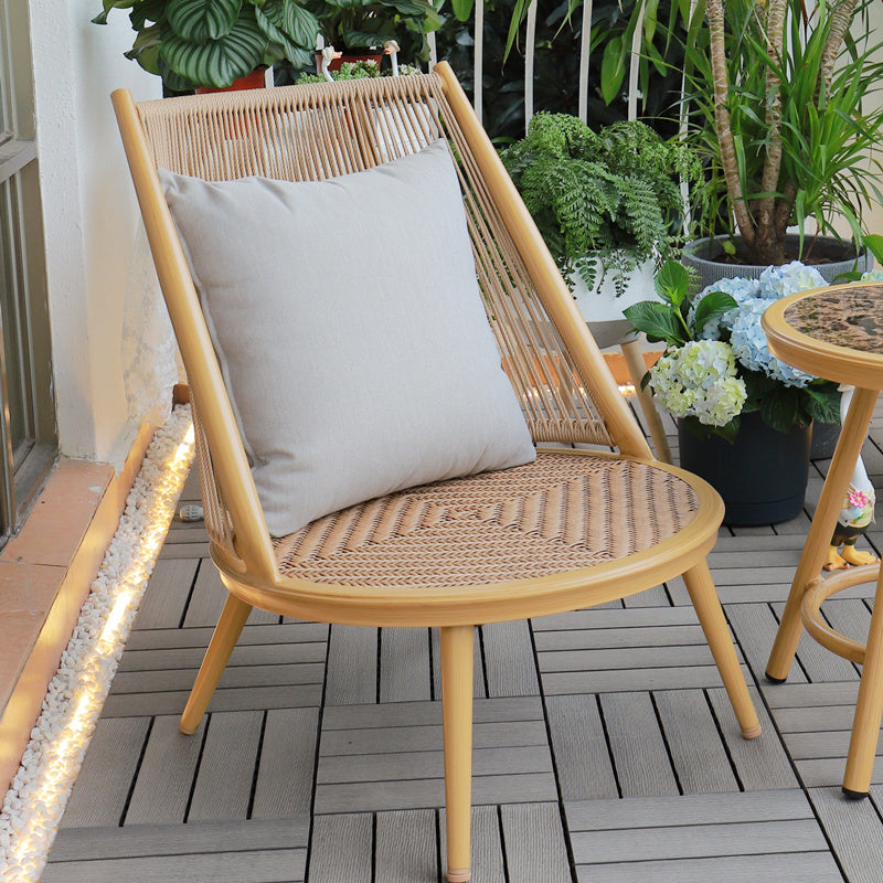 Sedia per il tempo libero balcone sedia rattan moderna sedia di divano soggiorno semplice singolo rattan
