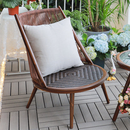 Sedia per il tempo libero balcone sedia rattan moderna sedia di divano soggiorno semplice singolo rattan
