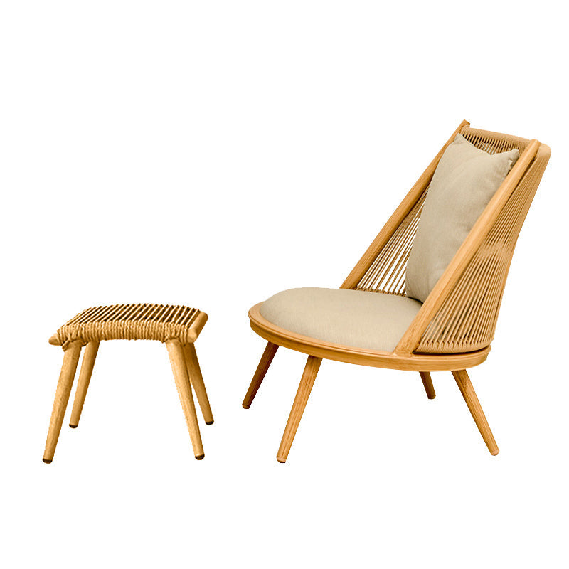 Sedia per il tempo libero balcone sedia rattan moderna sedia di divano soggiorno semplice singolo rattan