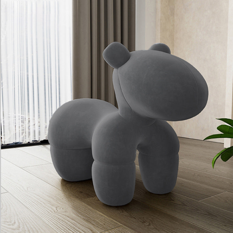 Poltrona in velluto moderno a sedia ad armi senza braccia, rosa/giallo/grigio/blu