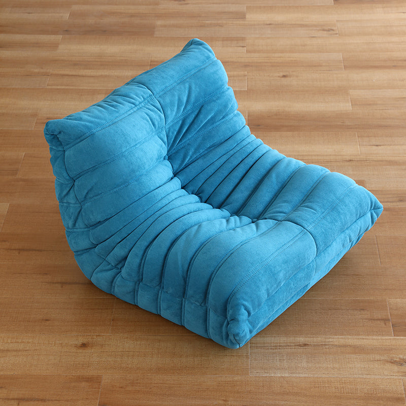 Silla de acento de color sólido sin brazo con asiento de tela para niños