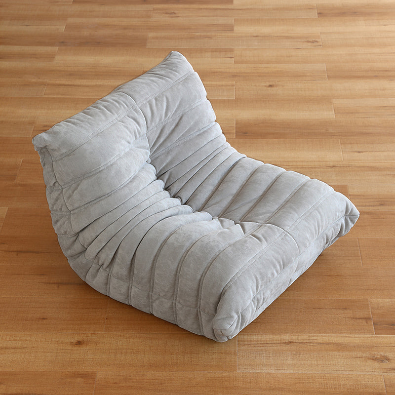 Silla de acento de color sólido sin brazo con asiento de tela para niños