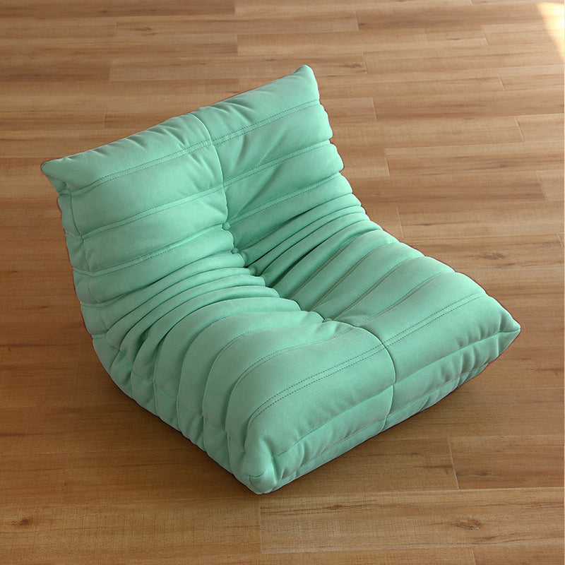 Silla de acento de color sólido sin brazo con asiento de tela para niños