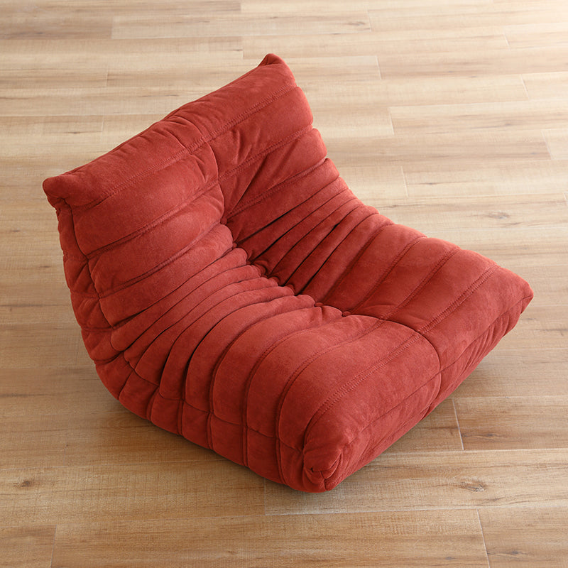 Silla de acento de color sólido sin brazo con asiento de tela para niños