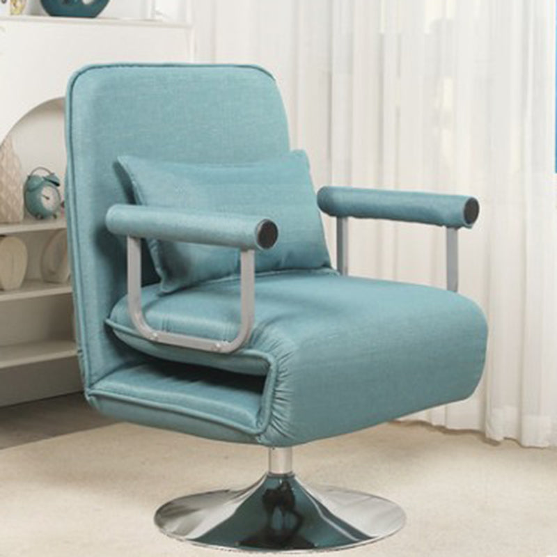 Convertible Chair 27.55" L x 23.62" W x 44.88" H Swivel Armchair for Living Room Clearhalo 'Accent Chairs' 'accent_chairs' 'Chairs & Seating' 'furn' 'furn_accent_chairs' 'Furniture' 'Living Room Furniture' 5602142