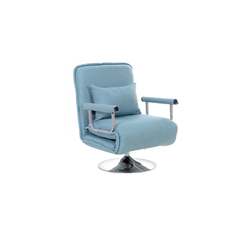Convertible Chair 27.55" L x 23.62" W x 44.88" H Swivel Armchair for Living Room Clearhalo 'Accent Chairs' 'accent_chairs' 'Chairs & Seating' 'furn' 'furn_accent_chairs' 'Furniture' 'Living Room Furniture' 5602150