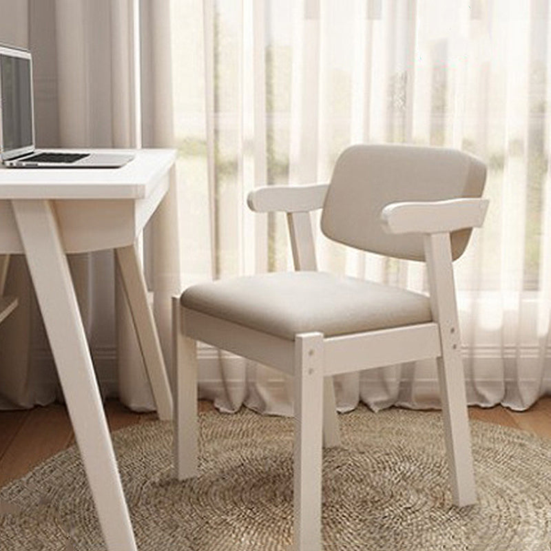 19.68" L x 19.68" W x 28.74" H Linen Arm Chair Accent Armchair for Living Room Light Grey White Clearhalo 'Accent Chairs' 'accent_chairs' 'Chairs & Seating' 'furn' 'furn_accent_chairs' 'Furniture' 'Living Room Furniture' 5602176