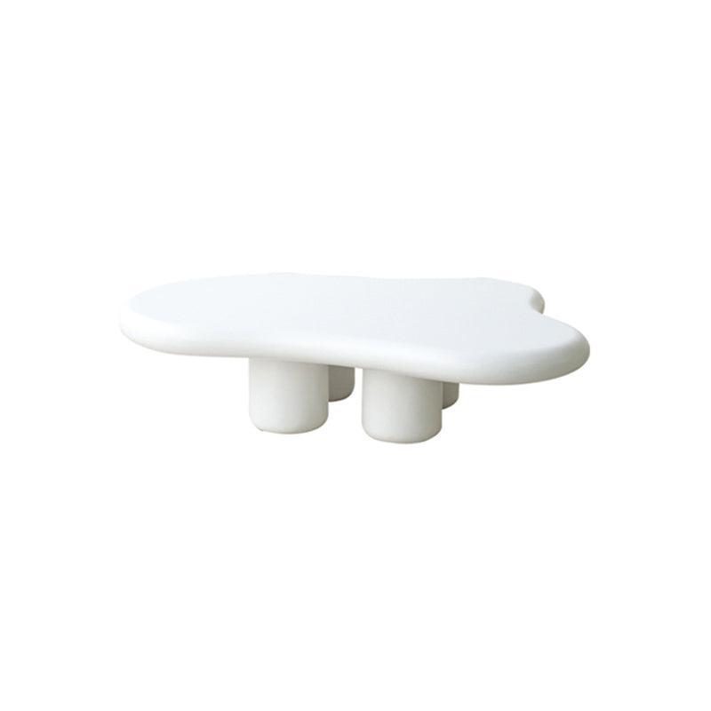 Couchtisch aus Massivholz mit 4 Beinen, moderner, minimalistischer Couchtisch