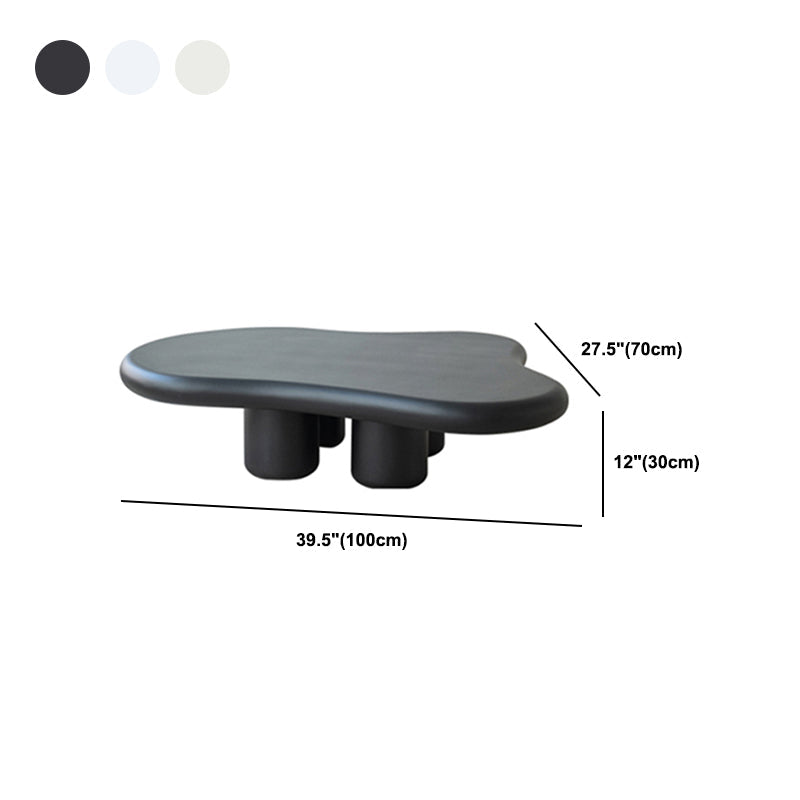 Couchtisch aus Massivholz mit 4 Beinen, moderner, minimalistischer Couchtisch