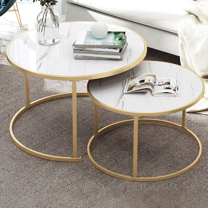 Tavolino in legno massiccio da 2 pezzi Tavolino in legno per soggiorno