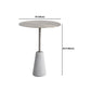 Round Stainless Steel Coffee Table Pedestal 1 Single Cocktail Table