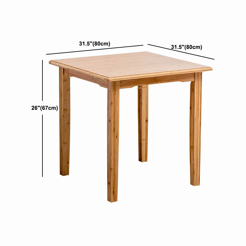 Tavolino in legno rettangolare nordico 4 gambe tavolo da cocktail naturale